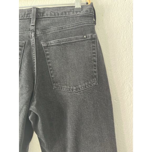Everlane Jeans Womens 27 Black Crop StraightOrganic Cotton Original Cheeky Denim - Picture 7 of 11